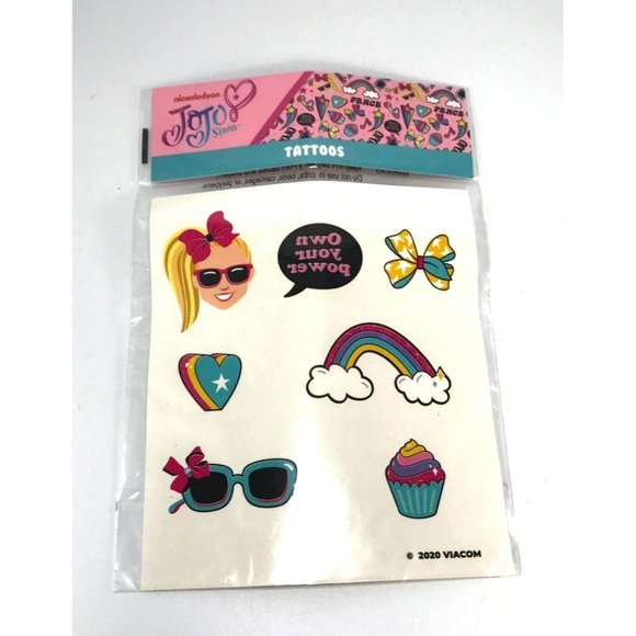 JoJo Siwa Lot Tattoos Halloween Charm Lights Photo Frame Compact Mirror Squishy - Picture 3 of 6